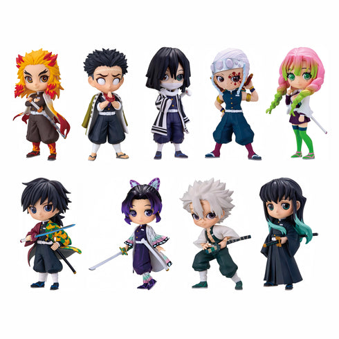 【Qposket 細盒版】鬼滅之刃 Q posket petit vol.3-5 水柱 富岡義勇 蟲柱 胡蝶忍 霞柱 時透無一郎 炎柱 煉獄杏壽郎 戀柱 甘寺蜜璃露 風柱 不死川實彌 蛇柱 伊黑小芭內 音柱 宇髄天元 岩柱 悲鳴嶼行冥 九柱【Qposket 細盒版】